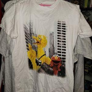 Sesame Street Big Bird XS Tee